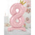 Розов балон с корона, рожден ден, парти декорация
