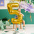златен балон 5 рожден ден украса