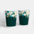 картонени чаши за парти зелени с цветя