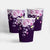 картонени чаши за сватба в лилаво