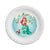 картонени чинии за парти и рожден ден с Малката Русалка Ариел в синьо зелената гама