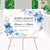 Welcome табела за сватба, Надпис за сватба, Табели с надписи за сватба със сини цветя 